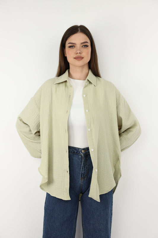 OLIVE GREEN SHIRT