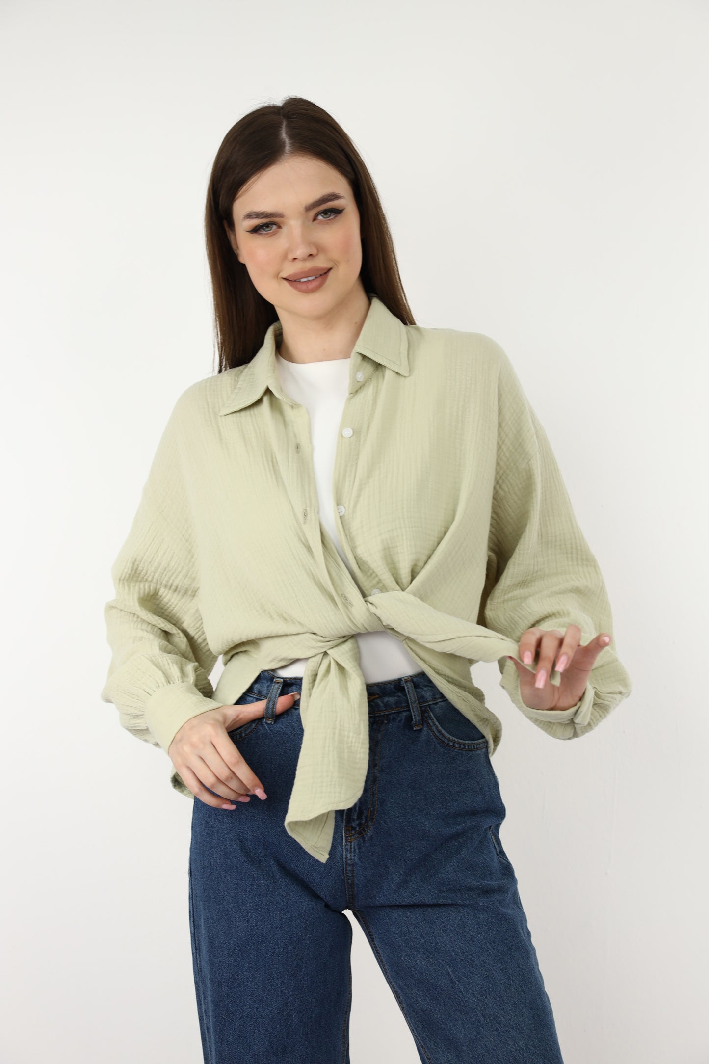 OLIVE GREEN SHIRT