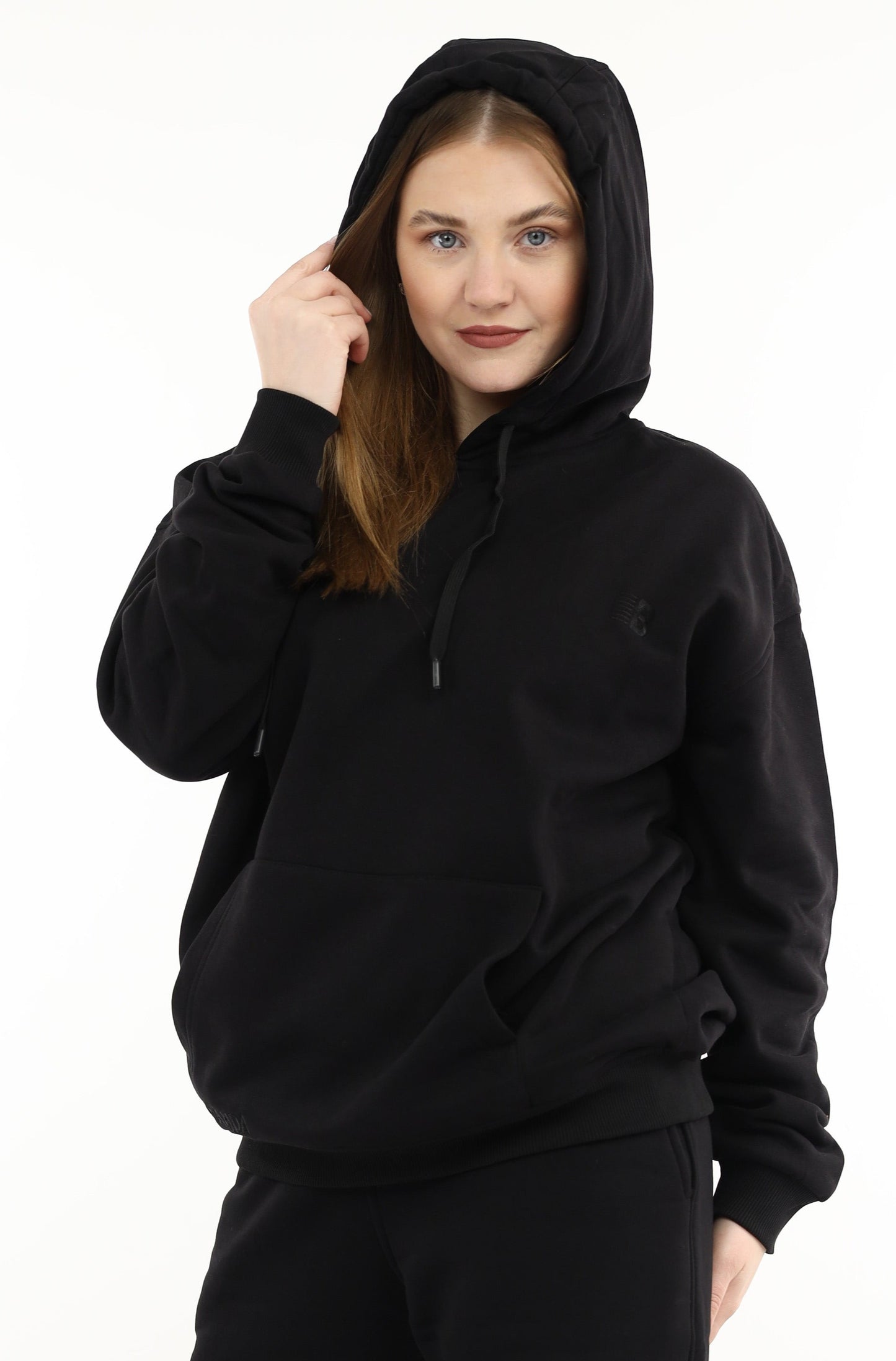 BLACK BRANDA HOODIES