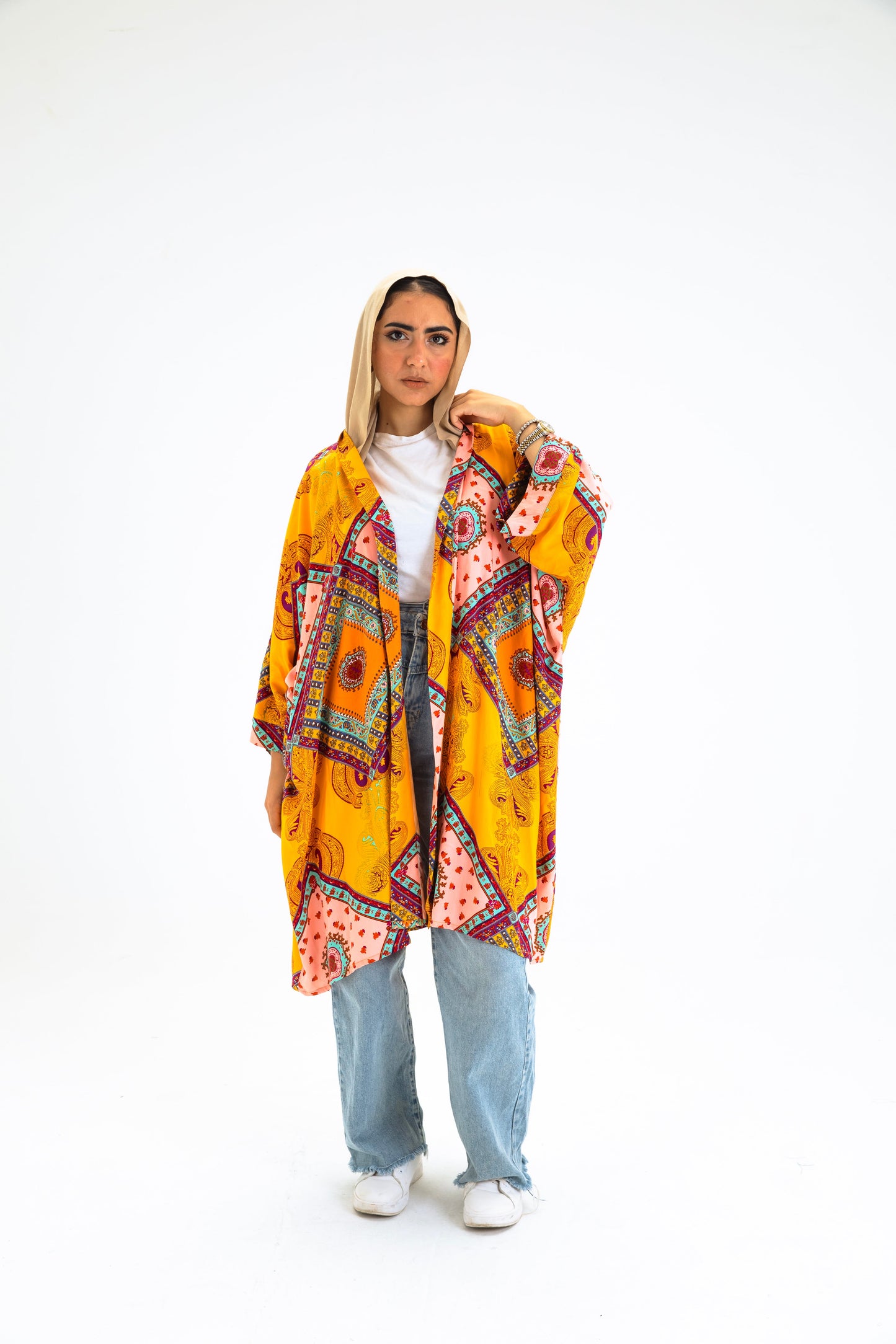 MULTI-COL6 KIMONO