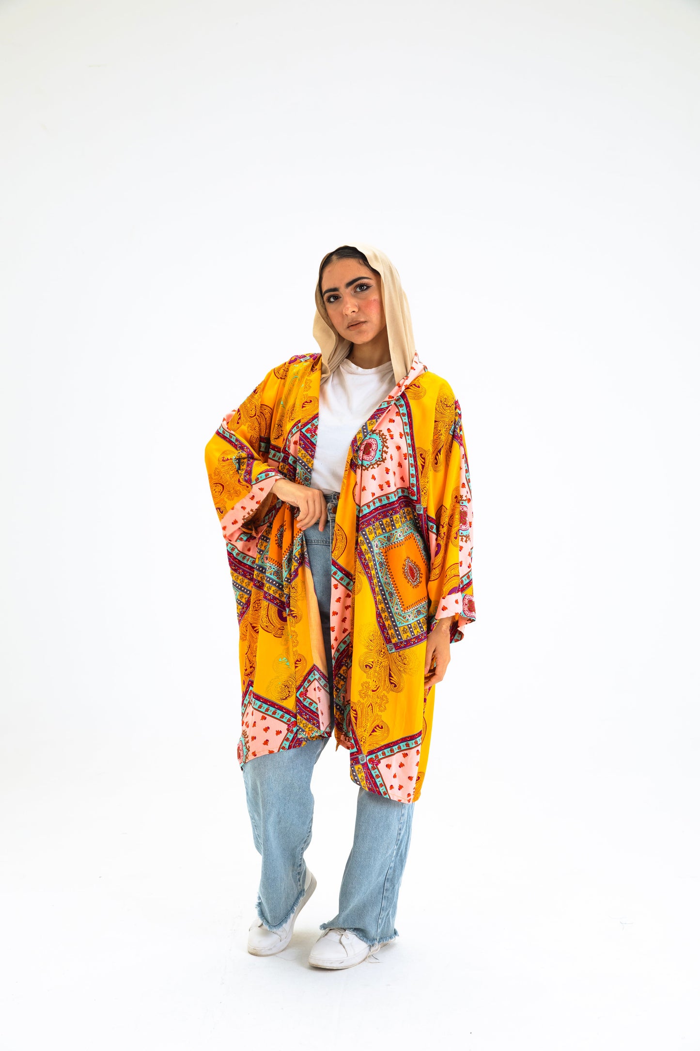 MULTI-COL6 KIMONO