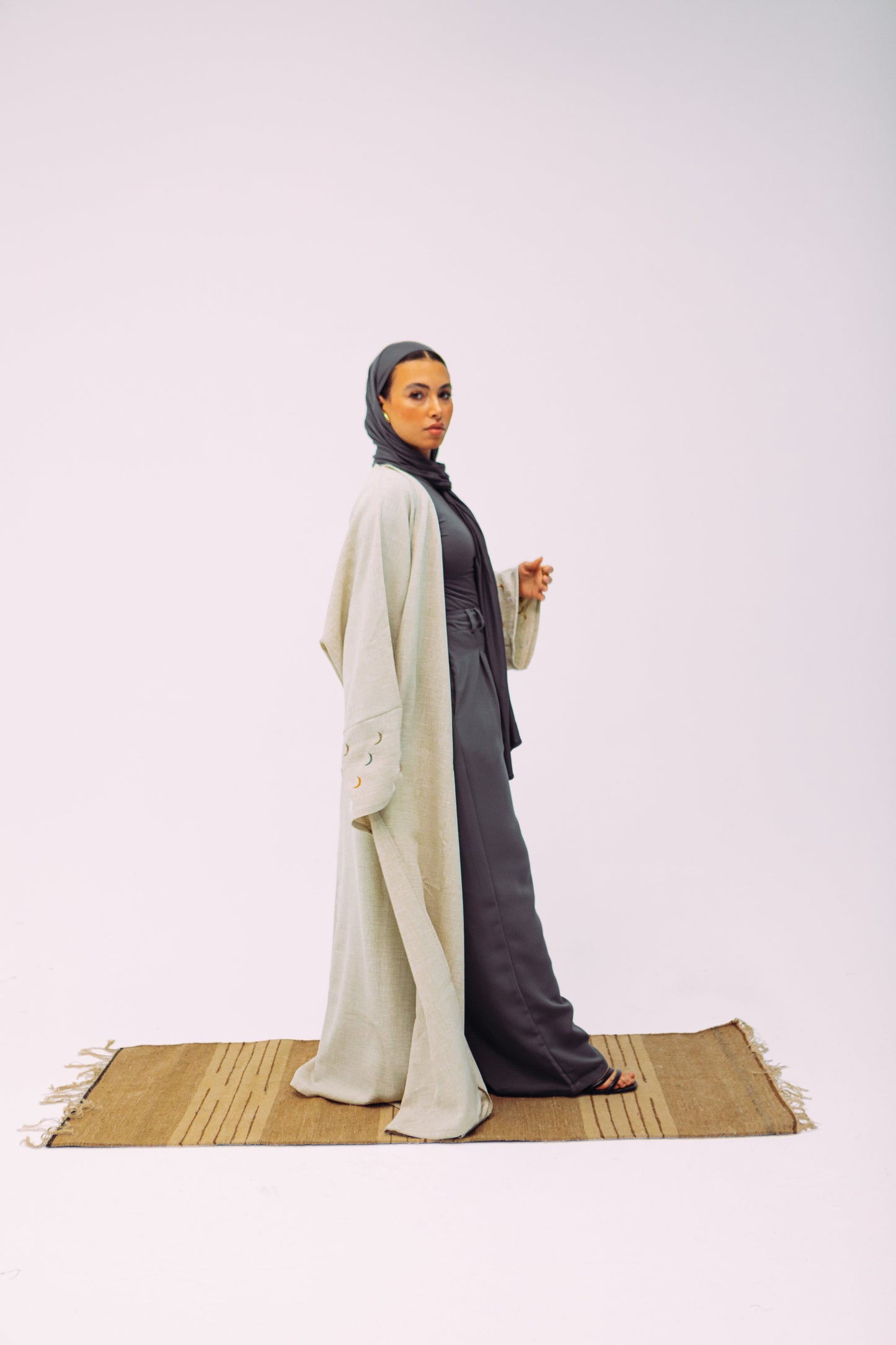 Layal Kimono (Grey)