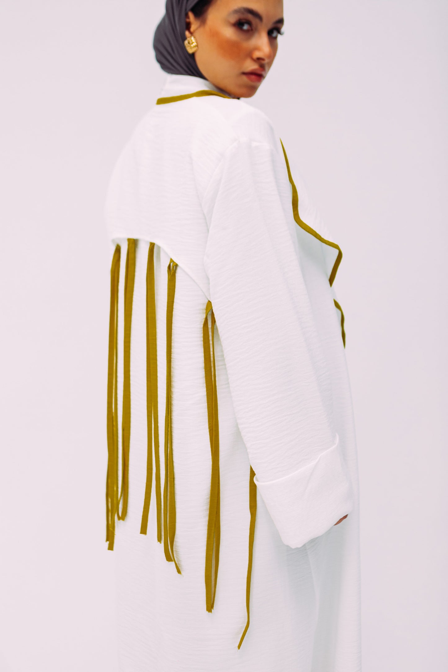 Qamar Kimono (White)