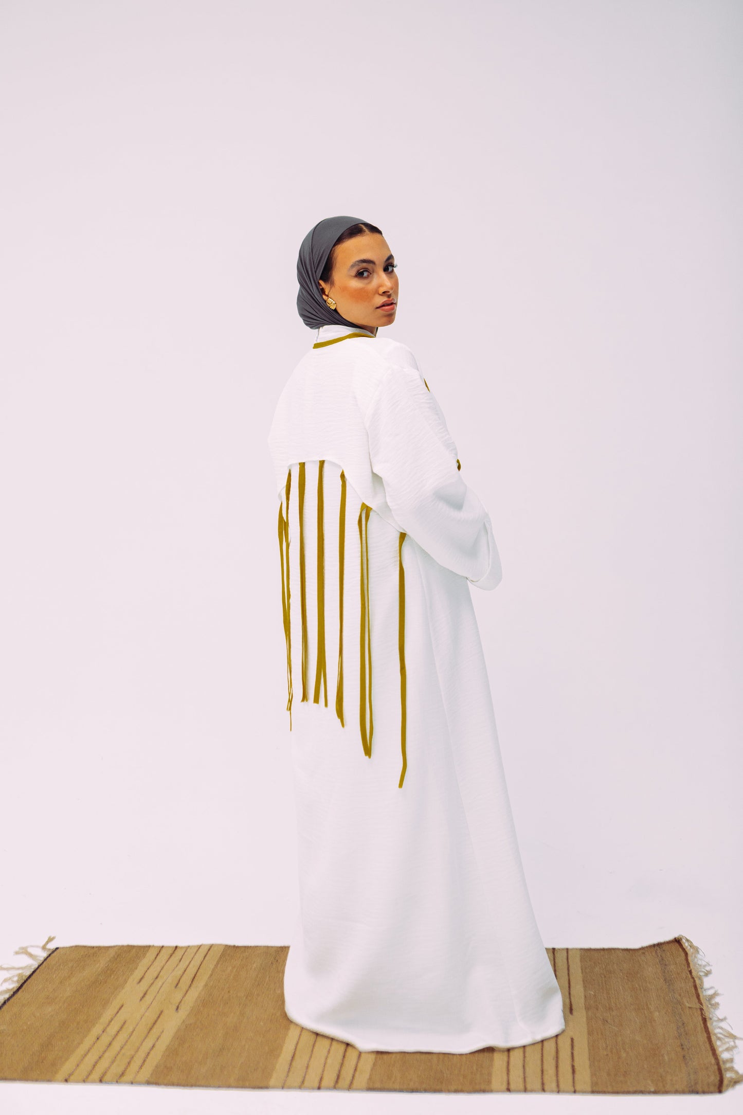 Qamar Kimono (White)