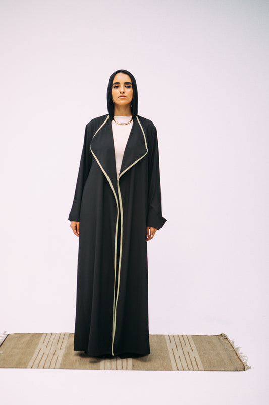 Qamar Kimono (BLACK)