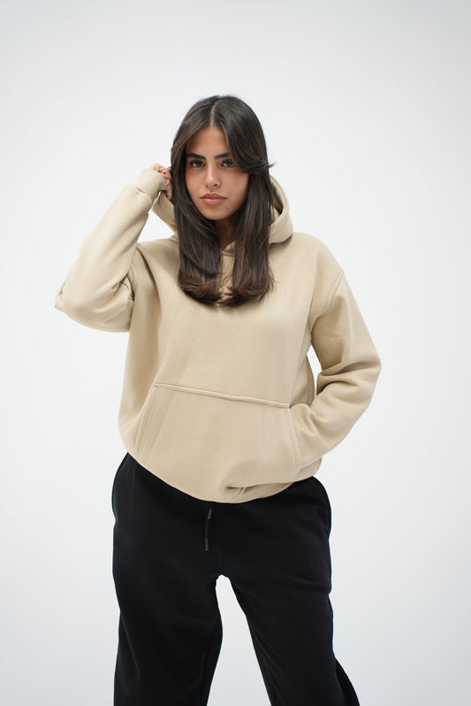 COMFY HOODIE - BEIGE