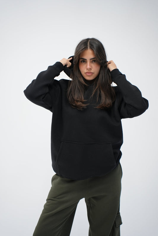 COMFY HOODIE - BLACK