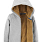 Zip-Up Fuzzy-Lined Jacket