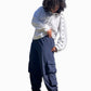 NAVY Cargo DOUBLE POCKET PANTS
